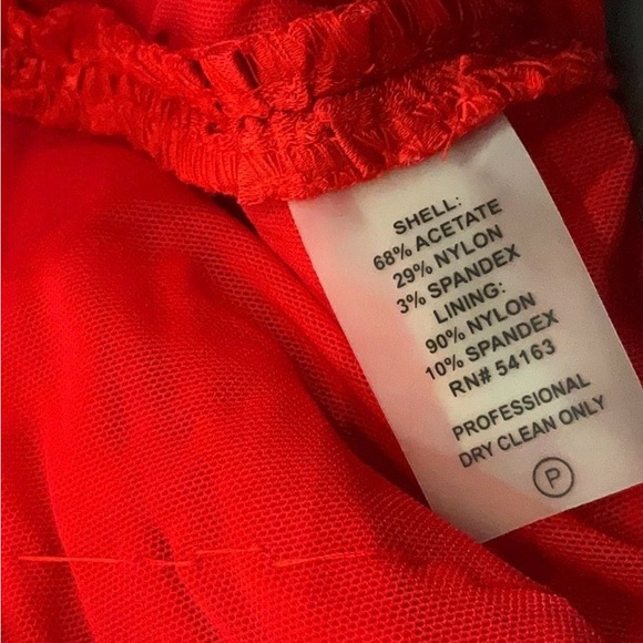 Calvin Klein Collection Red Ruched Mini Dress - Picture 5 of 6